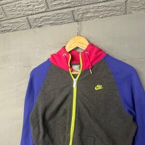 Nike Sportswear Colorblock Full Zip Hoodie Jacket Size Medium